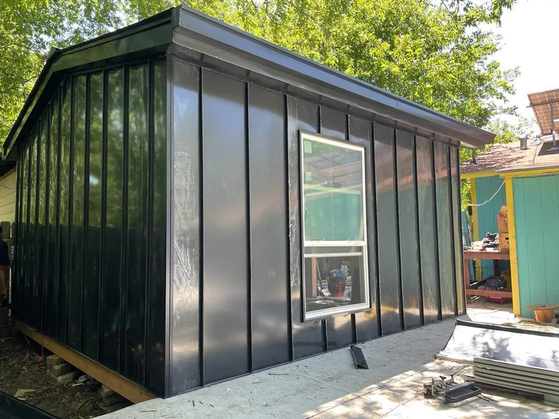 Black standing seam metal wall panels for Metal Roof Installation in Cocoa Beach